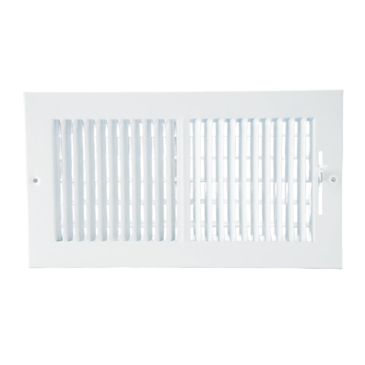 White steel wall register with adjustable vent for home plumbing and improvement projects under $50 collections