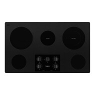36-inch Electric Ceramic Glass Cooktop with Dual Radiant Element