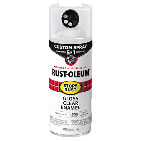 Clear gloss enamel spray can for rust protection in paint and supplies, home improvement tools under $50 collections