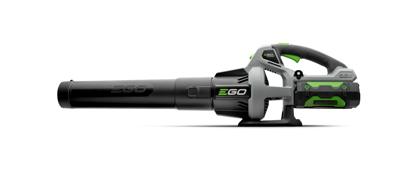 Cordless outdoor blower with ergonomic grip and lithium battery designed for efficient yard cleanup and home improvement tasks