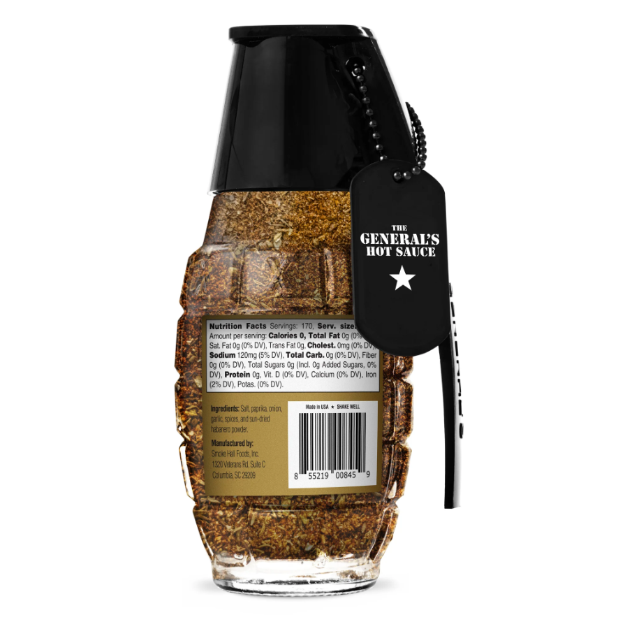 The General's Dust Off Rub, 6 oz.