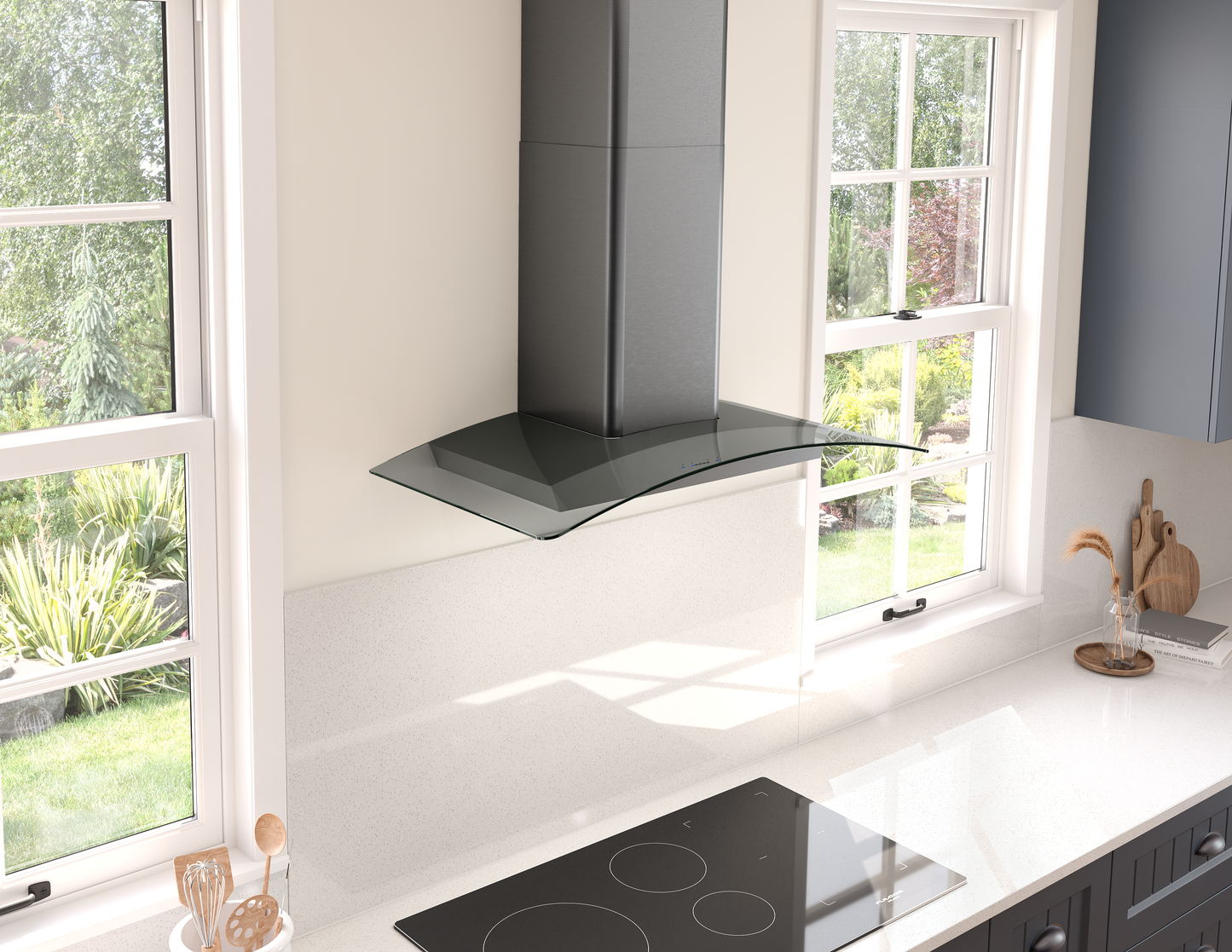 Ravenna Chimney Hood 30" 600 CFM LED