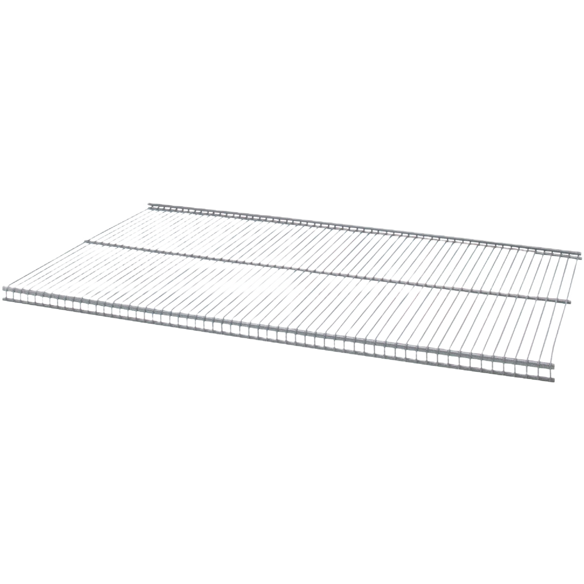 freedomRail Nickel Profile Ventilated Closet Shelf 12x30