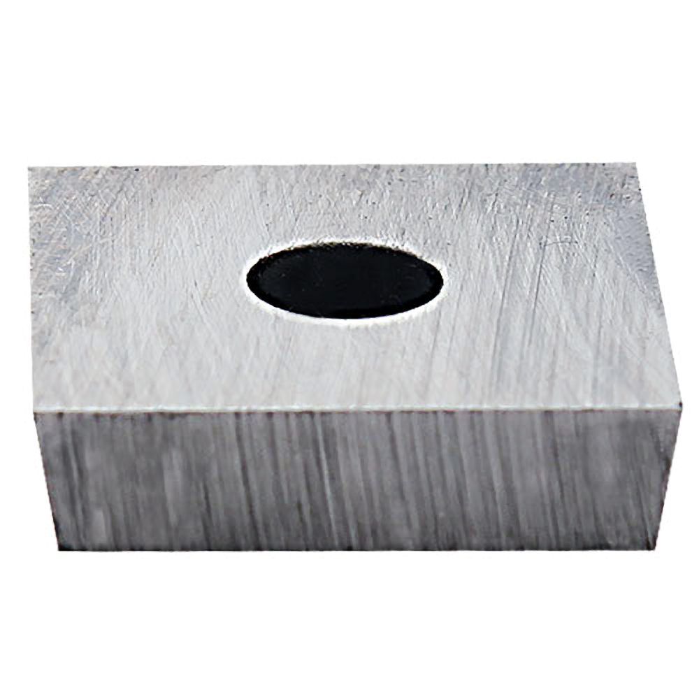 Square tungsten carbide cutter with central hole, part of woodworking tools and Robert Sorby collections under $50