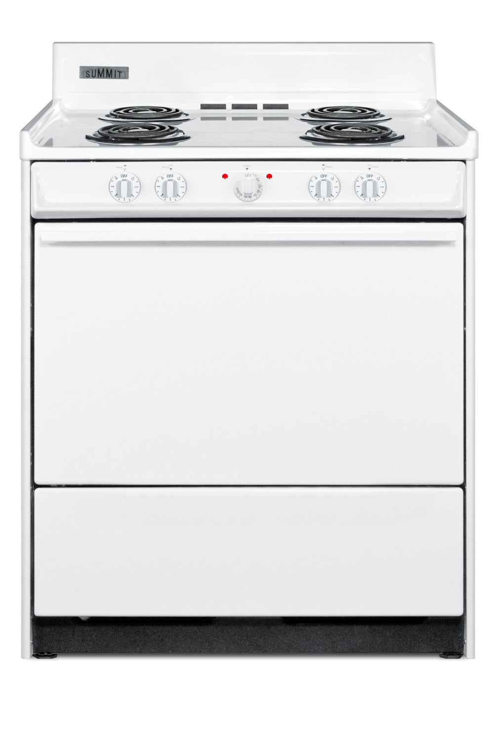 30" Wide Electric Coil Top Range