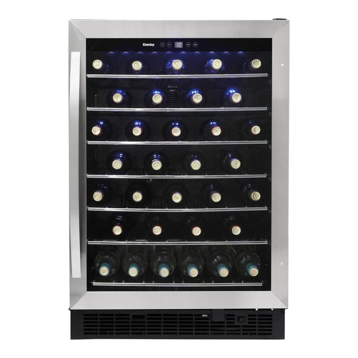 Danby 60 Bottle Built-In Wine Cooler in Stainless Steel - DWC057A1BSS