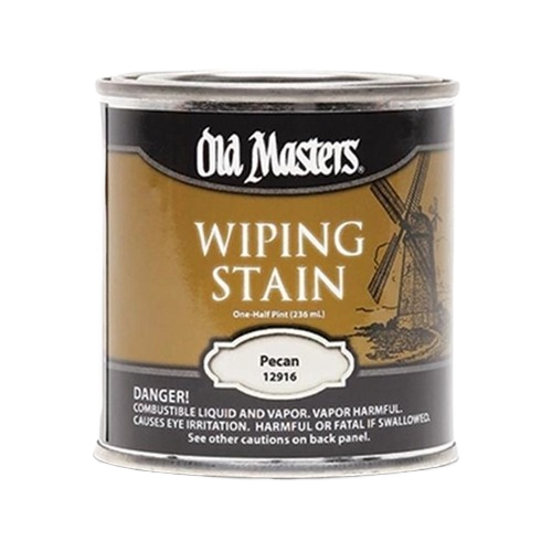 Old Masters pecan oil-based wiping stain in 1/2 pint for interior stains and finishing in home improvement tools collections