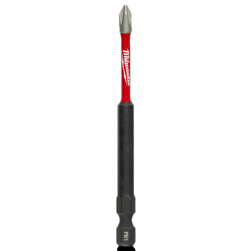 Red and black Milwaukee impact duty PH1 Phillips bit for power tool accessories and drill bits collections under $50