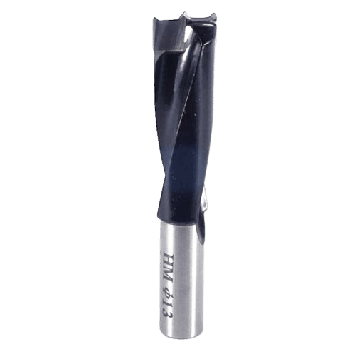 Right hand brad point dowel drill bit with 10mm shank for precision woodworking in tool accessories and drill bits collection
