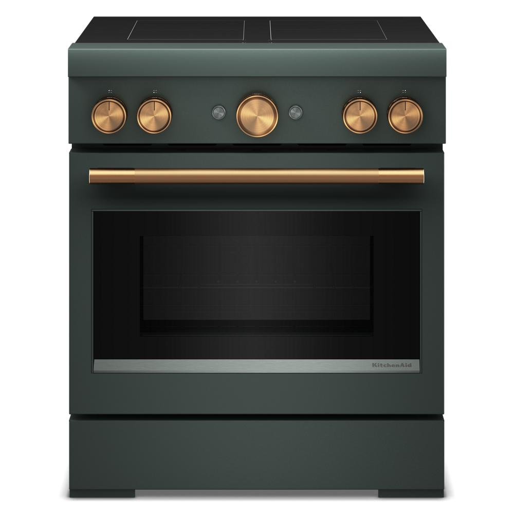 30-Inch 4-Element Induction Freestanding Commercial-Style Range with Air Fry
