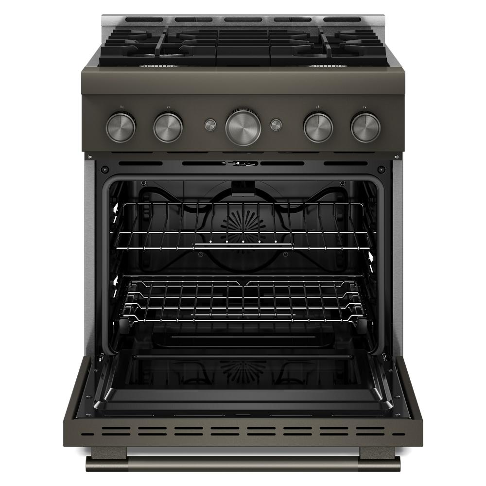 KitchenAid® 30-Inch 4 Burner Commercial-Style Gas Range with No Preheat Air Fry Mode