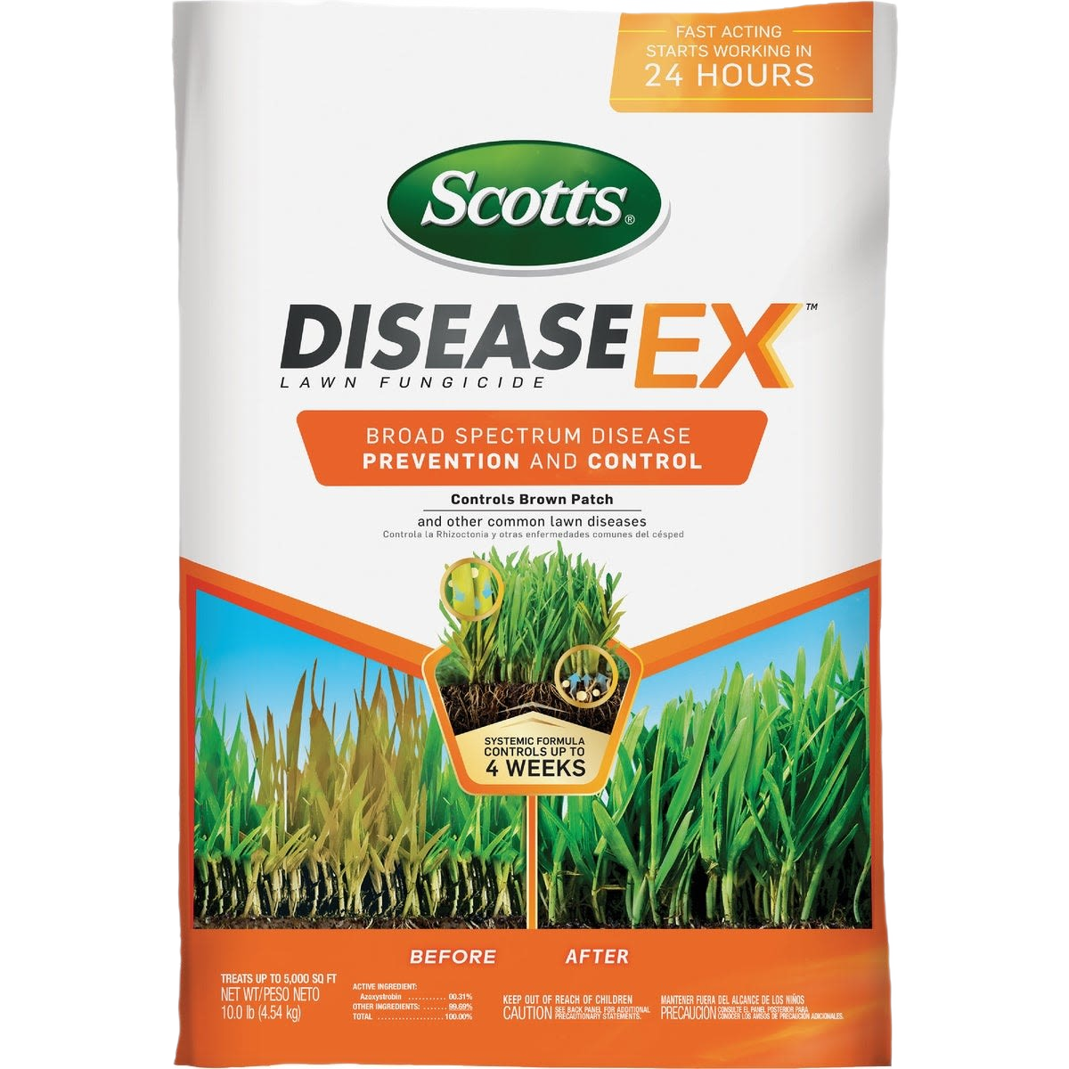 Bag of Scotts DiseaseEX fungicide for lawn care preventing brown patch and other diseases under $50 collection