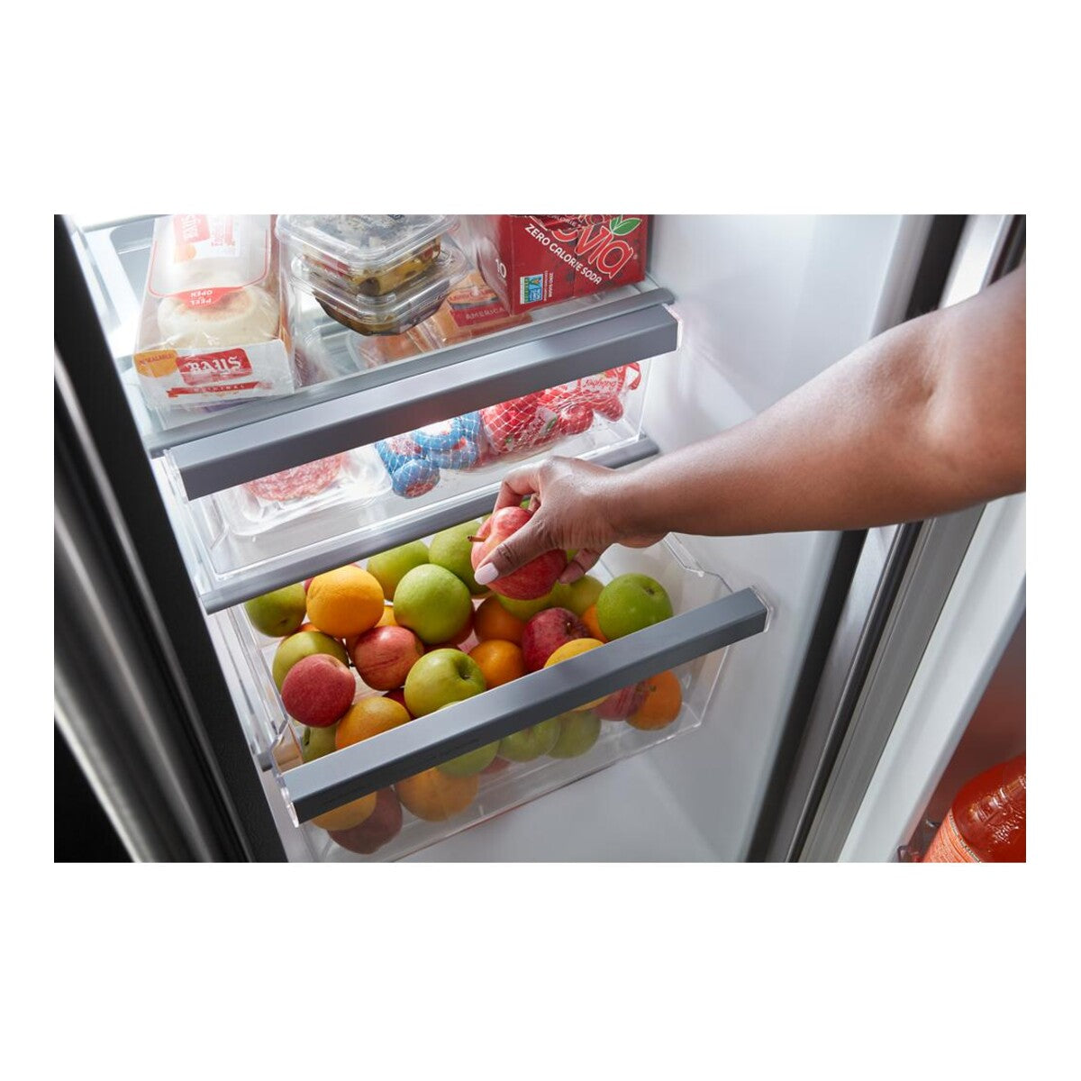 36-Inch Wide Side-by-Side Refrigerator - 25 Cu. Ft.