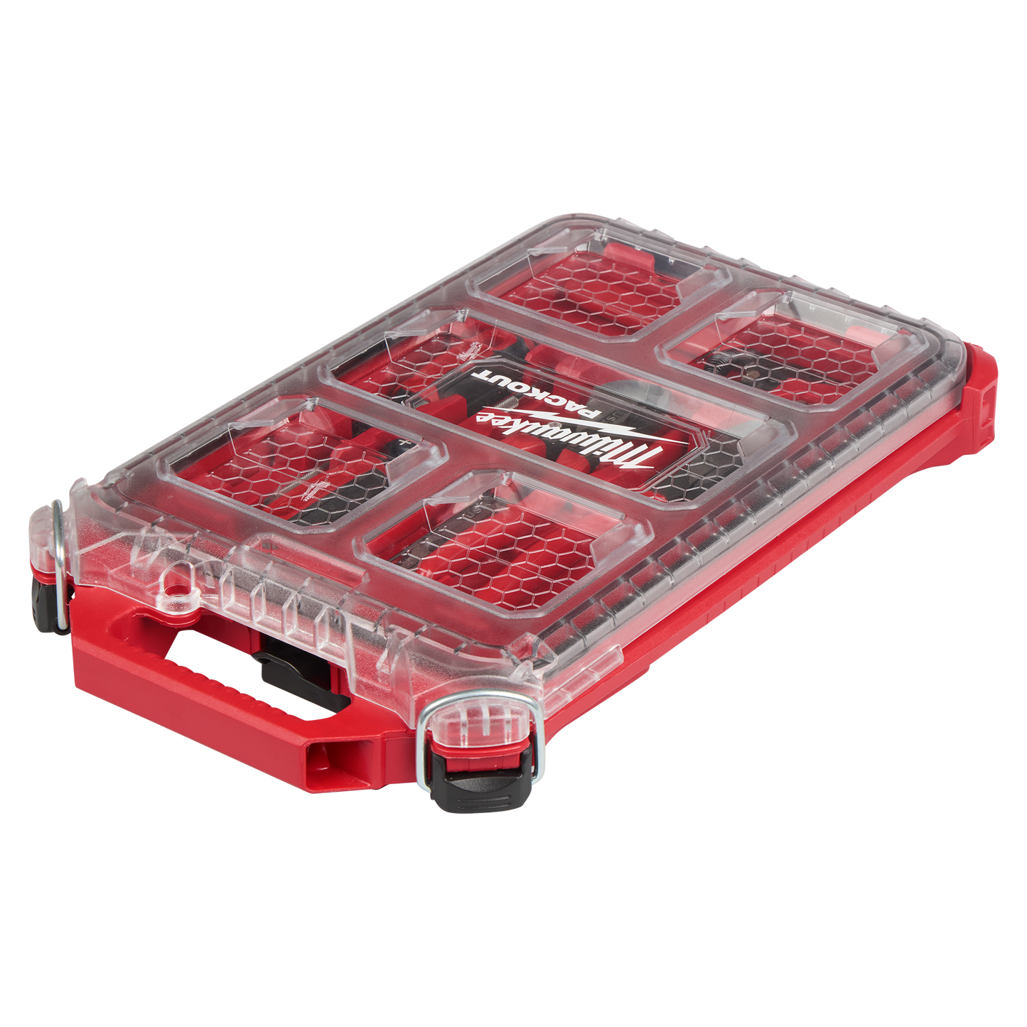 Milwaukee 6 PC. Dipped Grip Pliers, Wire Stripper, & Cushion Grip Screwdrivers Set(USA) w/ PACKOUT™ Low-Profile Compact Organizer