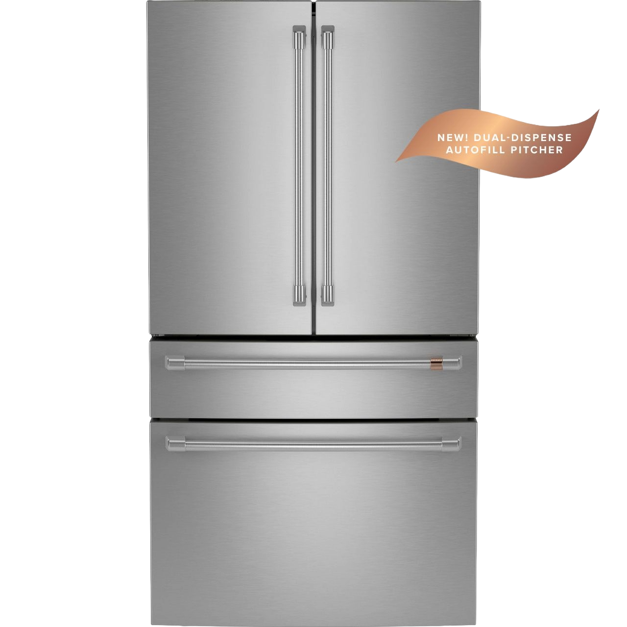 CAFÉ™ ENERGY STAR® 23.2 Cu. Ft. Smart Counter-Depth 4-Door French-Door Refrigerator With Dual-Dispense AutoFill Pitcher