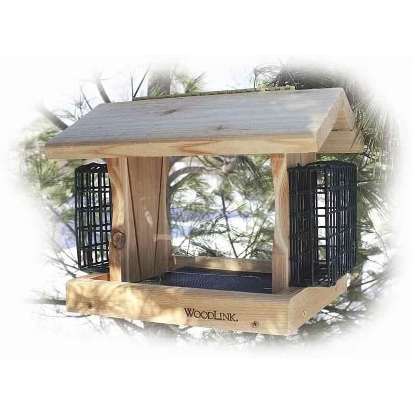 WoodLink Cedar Bird Feeder with 2 Suet Cages - Buy Now – Hartville