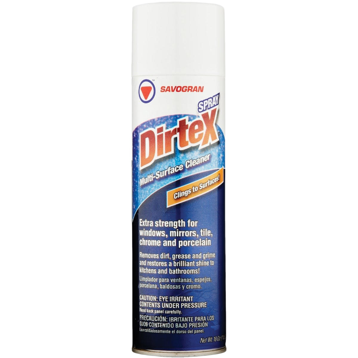 Savogran Dirtex multi-surface cleaner spray can for grease and grime removal on various household surfaces under $50