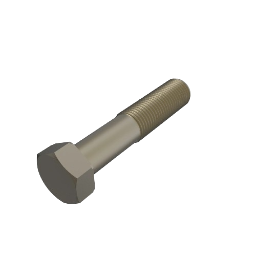 Hex head cap screw with partial threading for hardware and John Deere parts in tools and home improvement collections