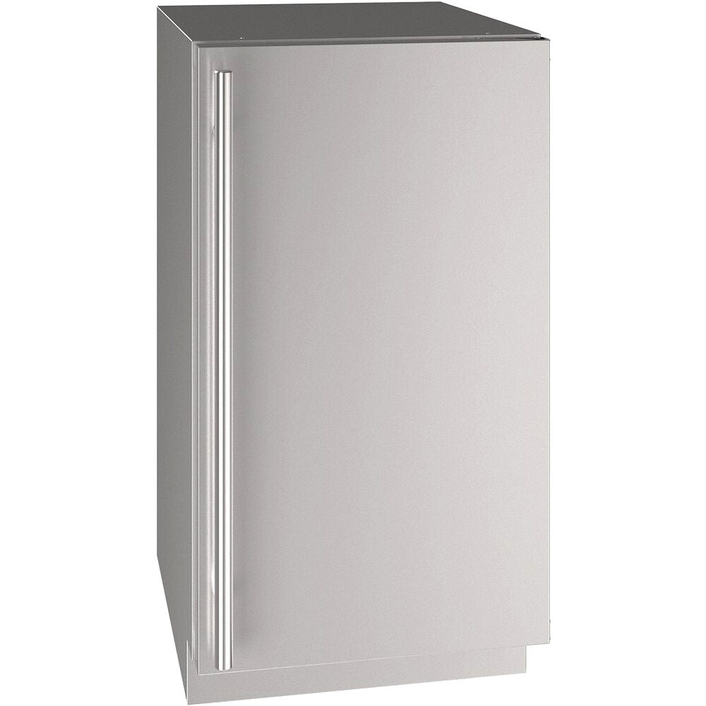 Stainless steel 18 inch refrigerator with vertical handle, ideal for Appliances, Kitchen & Kitchenware, and Refrigerators collections