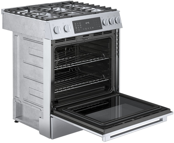 Benchmark™, Dual Fuel Slide-in Range, 30'', Stainless Steel