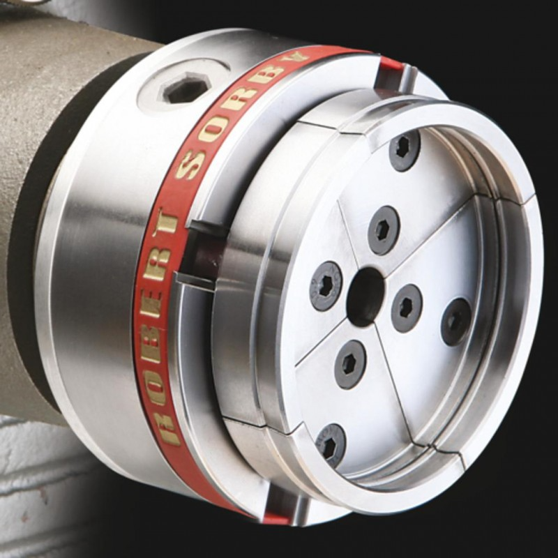 Precision metal chuck jaws with secure screw mounting for woodworking tool accessories and Robert Sorby equipment collections