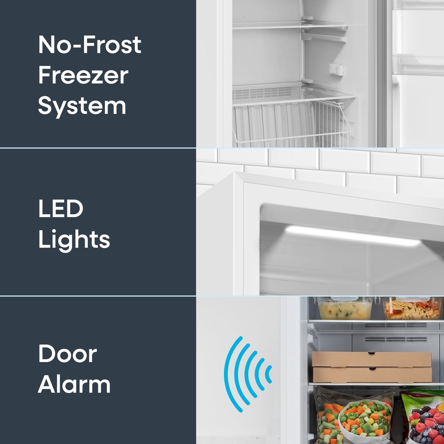 Element 17.0 cu. ft. Upright Convertible Freezer/Refrigerator – White, ENERGY STAR (EXUF17CEEW)