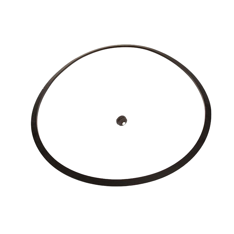Flexible black silicone gasket seal ring for pressure cookers, part of kitchenware collection under $50.