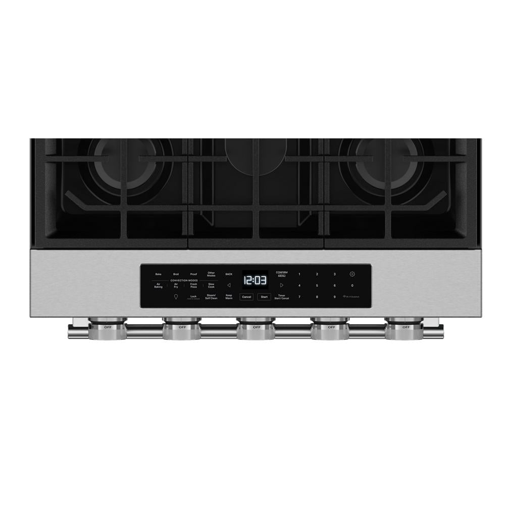 5.0 Cu. Ft. Smart Slide-in Gas Range with Convection Cooking Modes