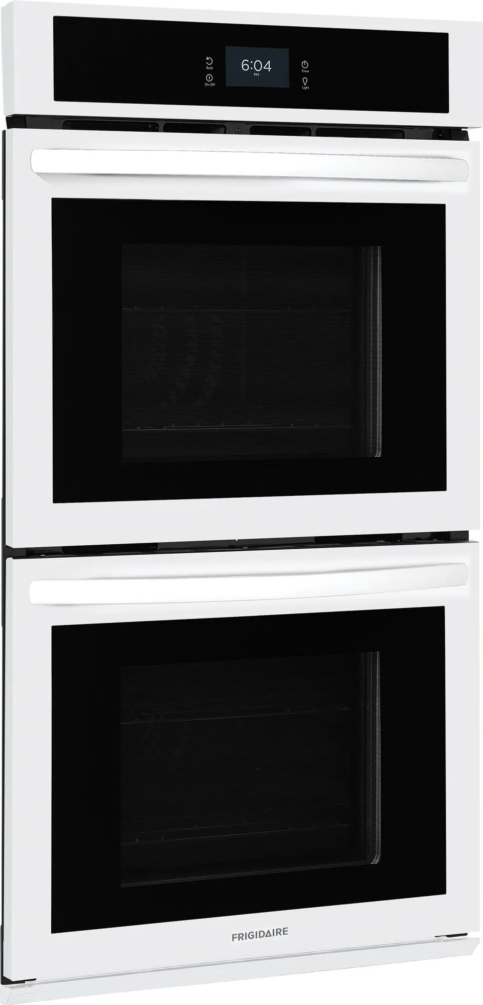 White double electric wall oven with digital touch controls and fan convection from wall ovens and appliances collection