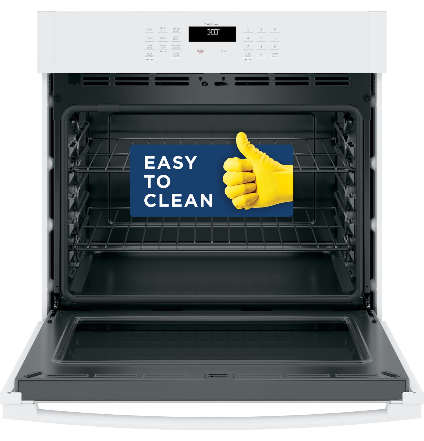 GE® 30" Smart Built-In Self-Clean Single Wall Oven