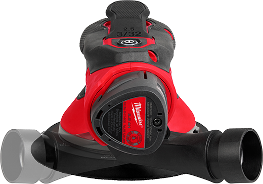Red and black cordless random orbital sander designed for efficient tools and home improvement projects