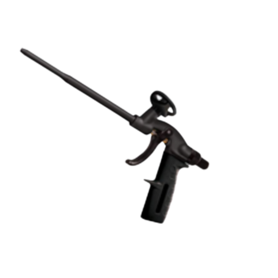 Black applicator gun with extended nozzle for polyurethane adhesive use in Lumber & Building Materials under $100 collections
