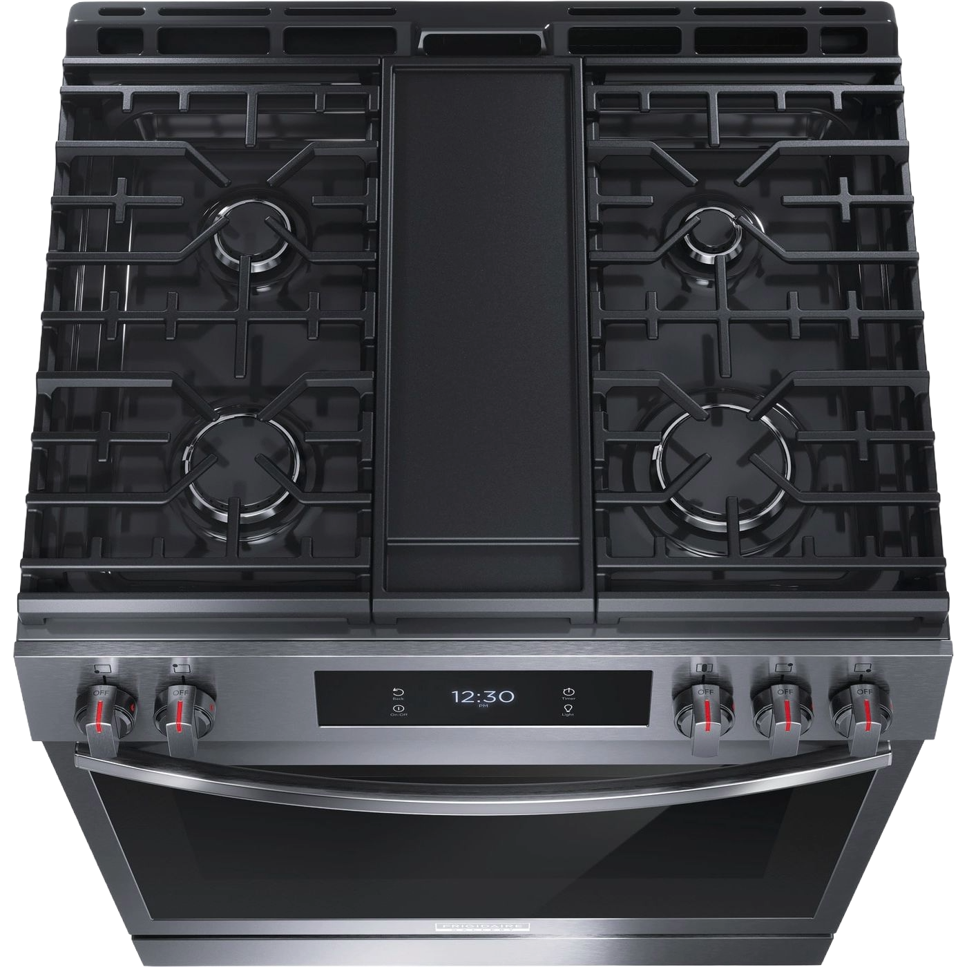 30" Front Control Gas Range with Total Convection