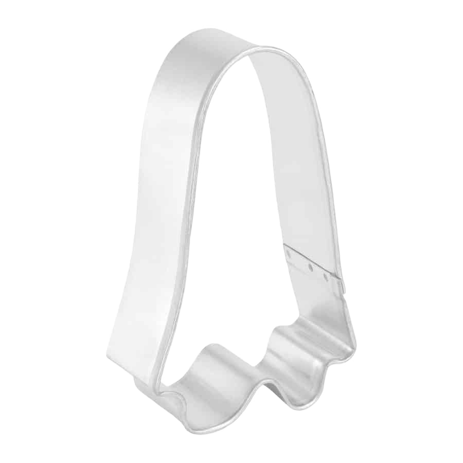 Metal ghost-shaped cookie cutter measuring 3.5 inches for baking and home improvement tools use