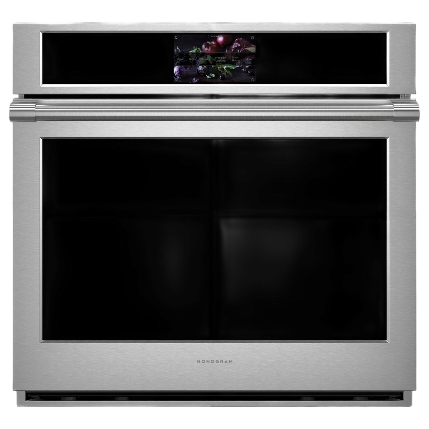 Stainless steel single wall oven with digital touchscreen control from Wall Ovens and Kitchen & Kitchenware collections
