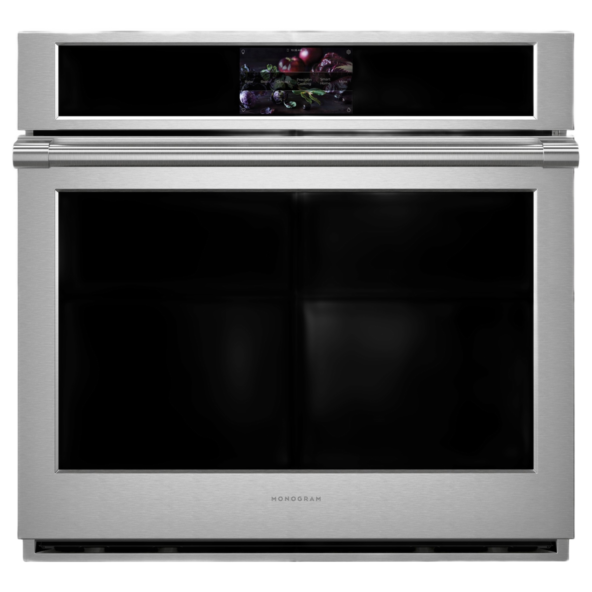 Stainless steel single wall oven with digital touchscreen control from Wall Ovens and Kitchen & Kitchenware collections
