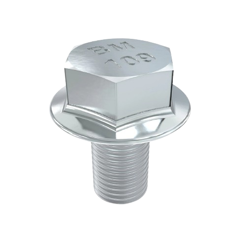 Hexagonal head flanged screw with threaded shaft for durable John Deere parts and hardware under $50 collections