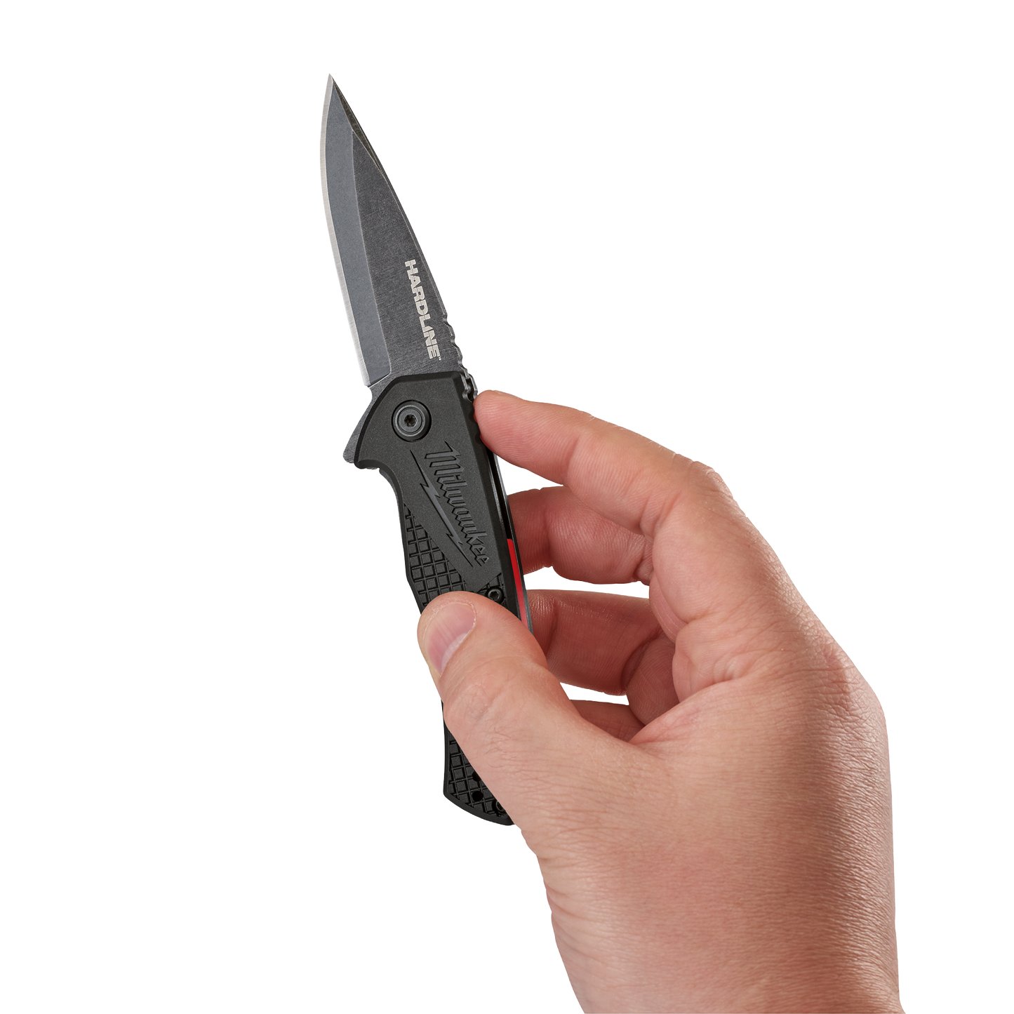 Milwaukee 2.5” HARDLINE™ Smooth Blade Pocket Knife