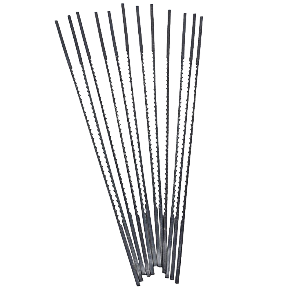 Set of precision reverse tooth saw blades for scroll or fret saws, suited for woodworking and power tool accessories under $50 collection