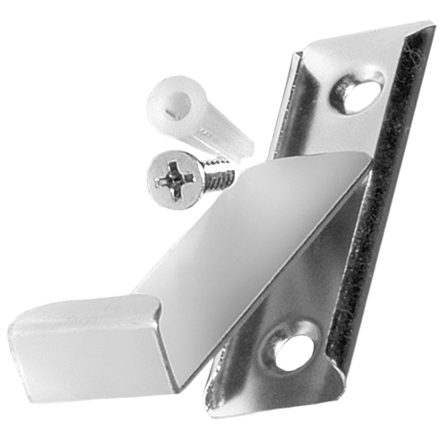 Metal mirror holder bracket with mounting screw and anchor for home improvement hardware and fasteners under $50