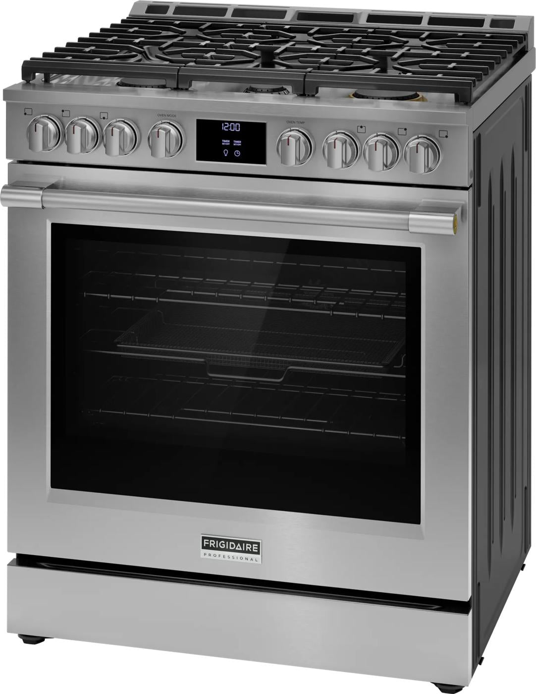 30" Gas Range with No Preheat and Air Fry