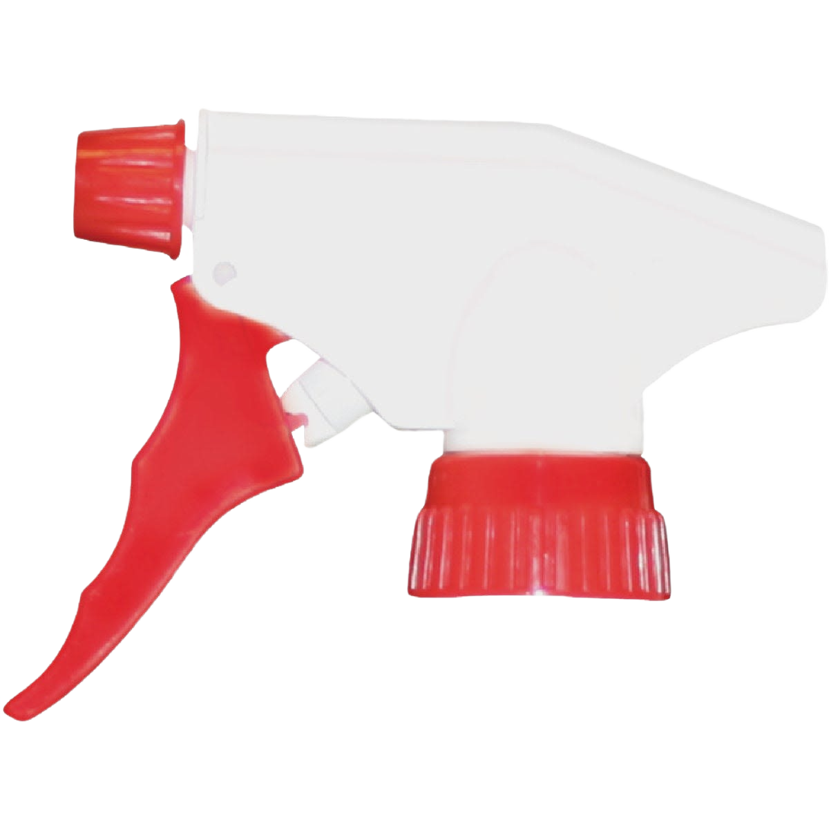 Leakproof replacement sprayer head with adjustable spray and ergonomic red and white design for cleaning supplies under 50 dollars