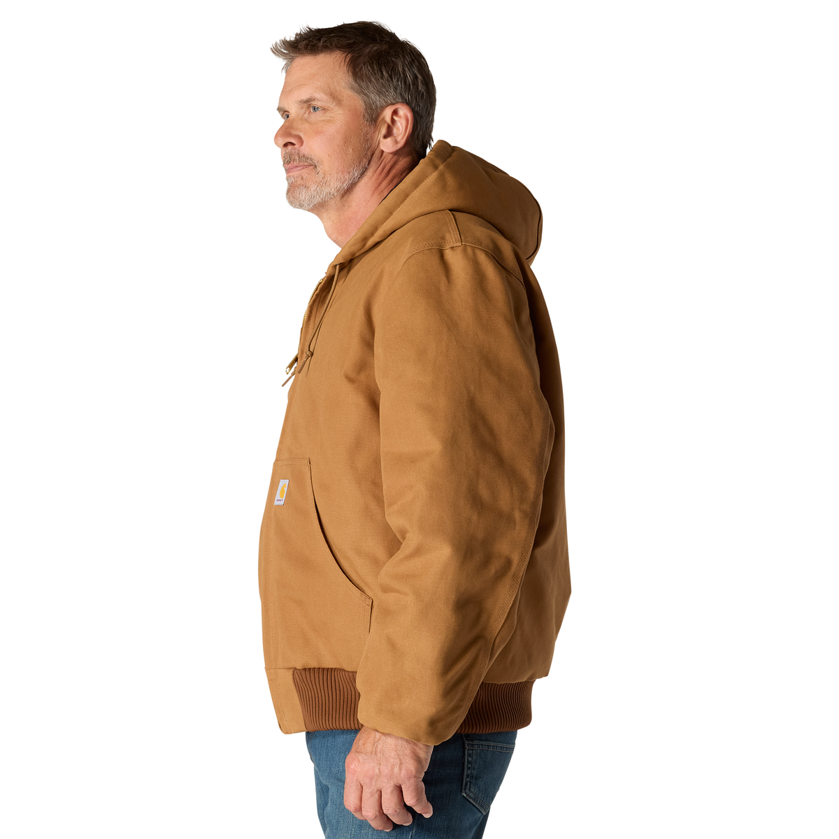 Carhartt Iconic J140 Firm Duck Active Jac - Carhartt Brown, XL