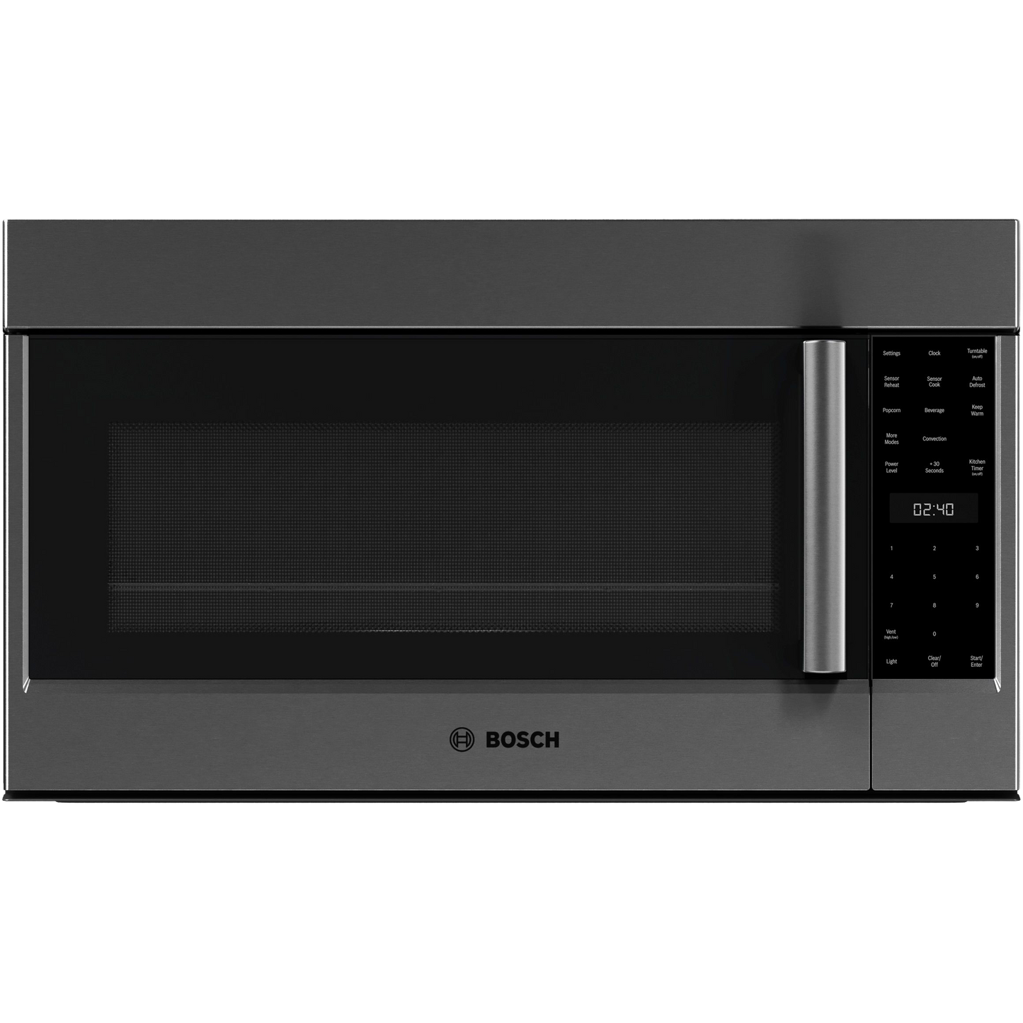 800 Series, Over-The-Range Microwave, 30'', Left SideOpening Door, Black Stainless Steel