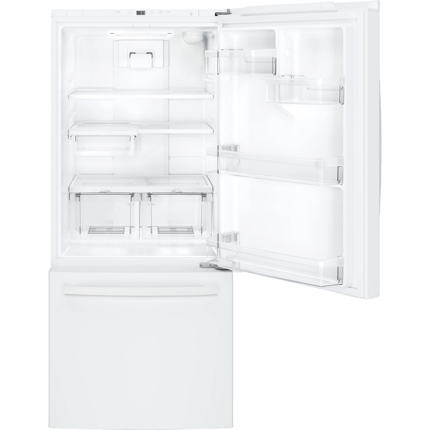 GE® ENERGY STAR® 21.0 Cu. Ft. Bottom-Freezer Refrigerator