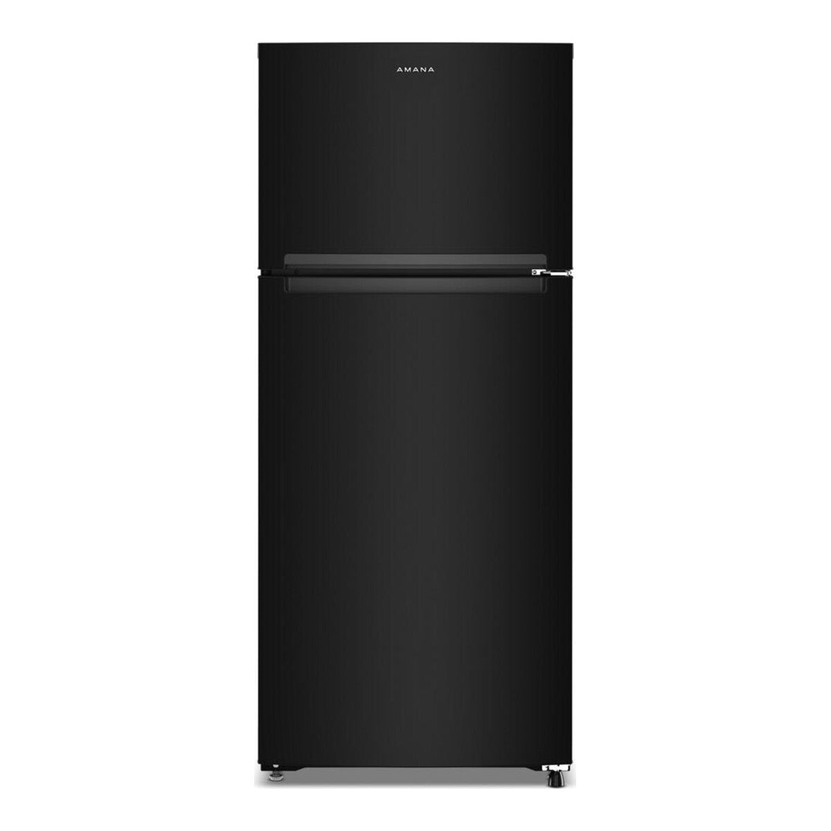 Amana Top-Freezer Refrigerator with Adjustable Shelves & Large Crisper Drawer, 16 Cu. Ft. Capacity, Black Finish