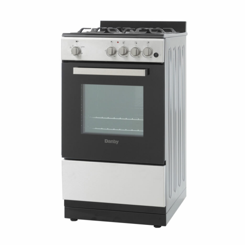 Danby 20″ Wide Gas Range in Stainless Steel