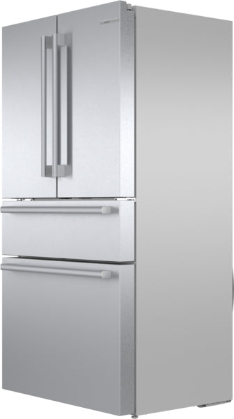 800 Series, French Door Bottom Mount Refrigerator, 36'', Stainless Steel