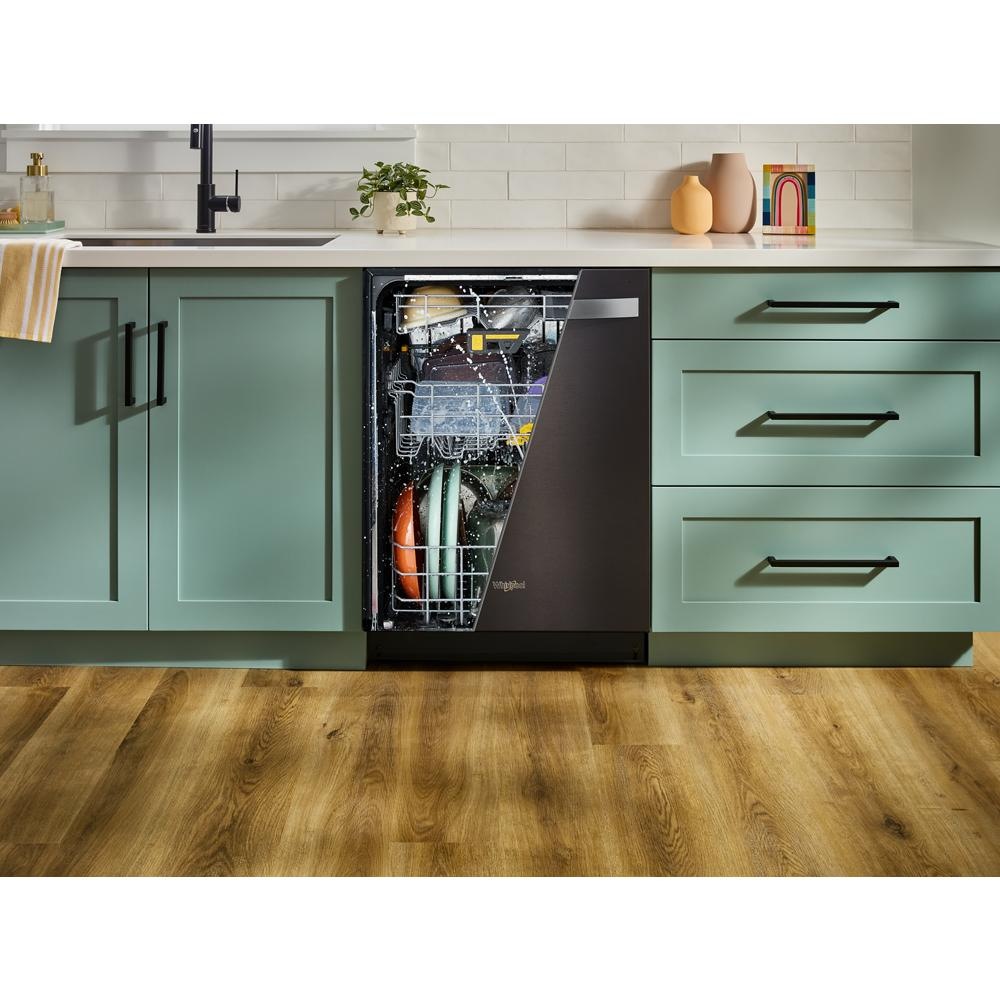 Whirlpool® 24-Inch Top Control Dishwasher with Total Coverage Wash and Auto Open Air Dry in Fingerprint Resistant Stainless Steel
