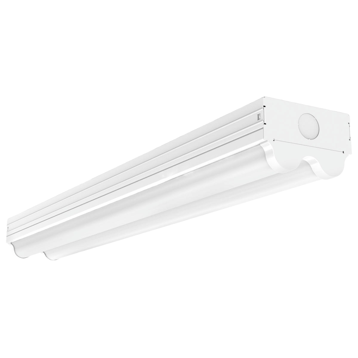 White double LED light strip fixture in compact design for Lighting & Ceiling Fans and Electrical collections